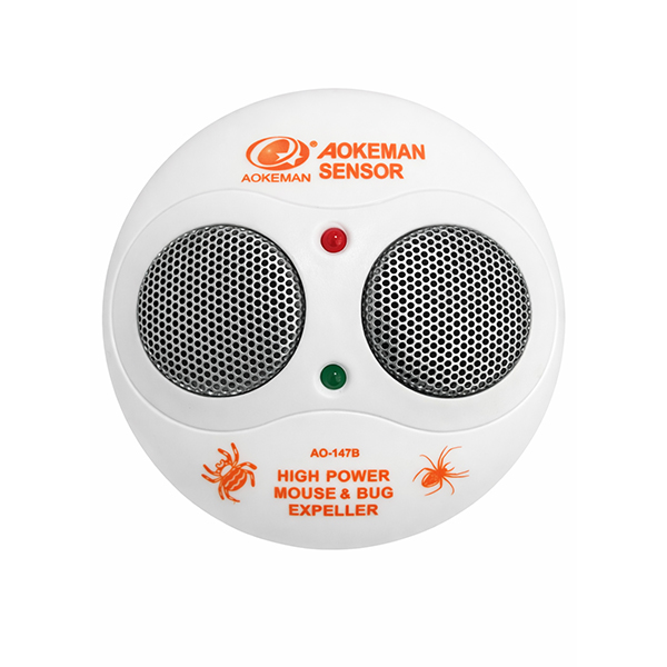 Відлякувач тарганів і гризунів 2 в 1: електромагнітний і ультразвуковий AO-147B Відлякувач тарганів і гризунів 2 в 1: електромагнітний і ультразвуковий AO-147B